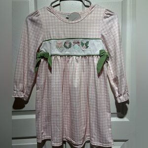 Pink and Green Kids Dress